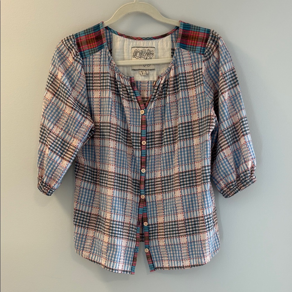 Ace & Jig Plaid blouse/shirt/top